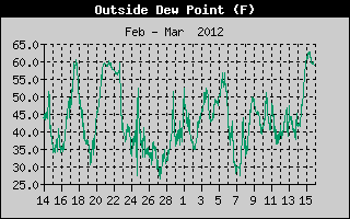 Outside Dewpoint History